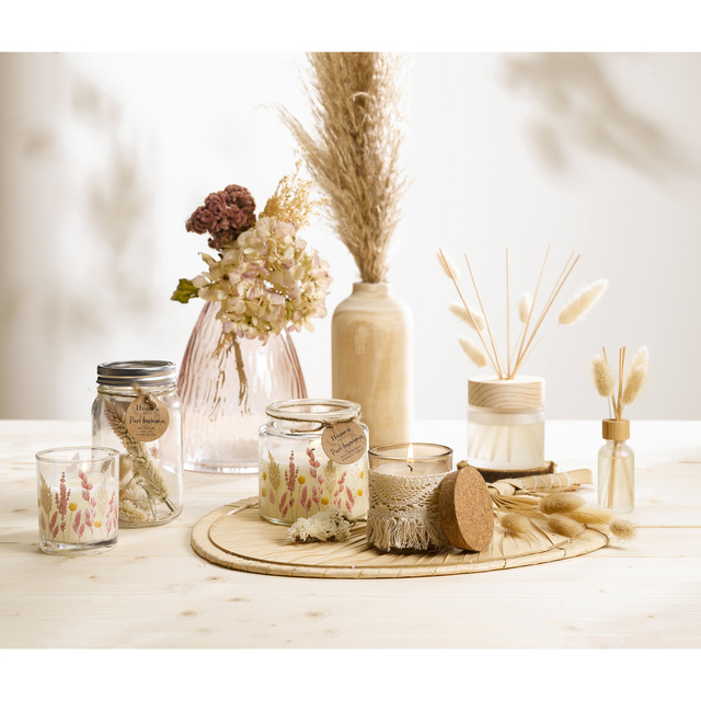 Difuzor de parfum cu paie uscate, 130 ml