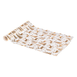 Culoar pentru masă, cu motiv pădure, 28 x 300 cm