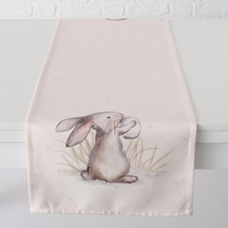 Stergar de Paste cu modelul iepuras Knuffi, 140 x 40 cm
