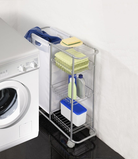 Carucior multifuncțional SLIM - raft de bucătărie, baie, WENKO