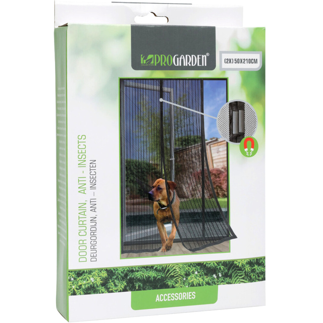 Plasa de tantari usa, neagra, 210 x 100 cm