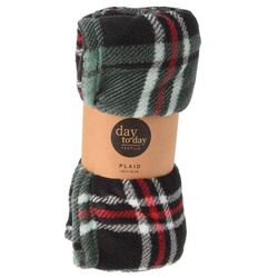 Pătură polară cu carouri, 125 x 150 cm