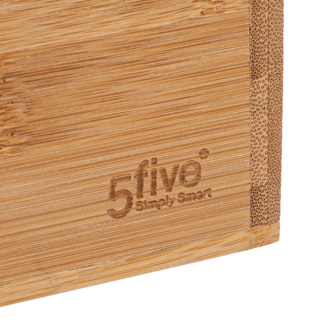 Organizator din bambus pentru cosmetice, 3 sertare