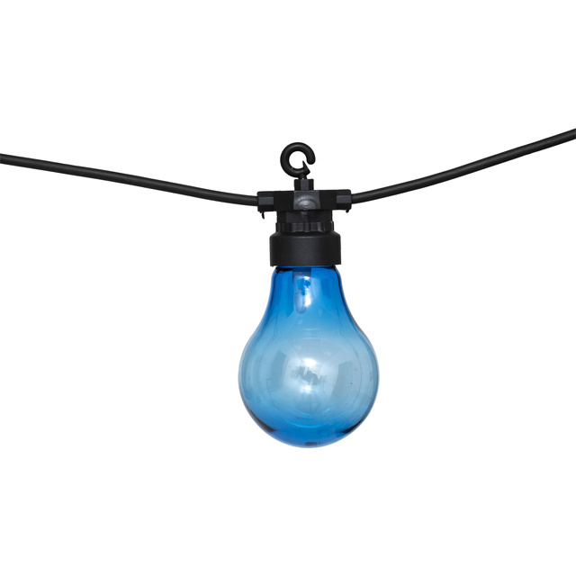 Ghirlandă solară, 10 becuri, multicolor