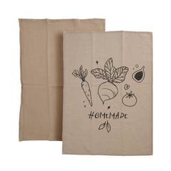 Lavete din bumbac cu imprimeu, 2 buc., 70 x 45 cm