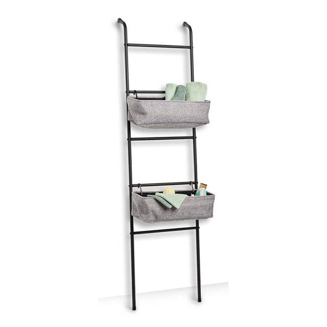 Etajera de baie in forma de scara, 2 cosuri, ZELLER