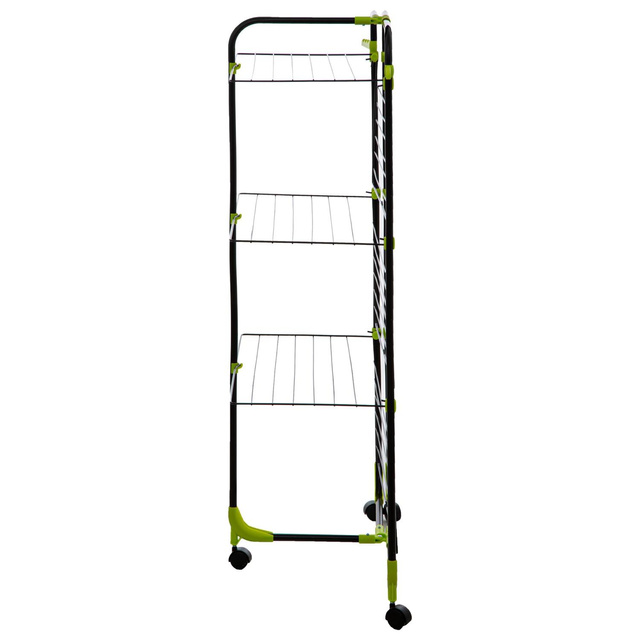 Uscator pentru rufe, 3 niveluri, cu roti