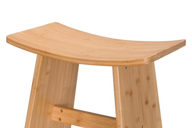 Scaun din bambus cu scaun confortabil, OSAKA