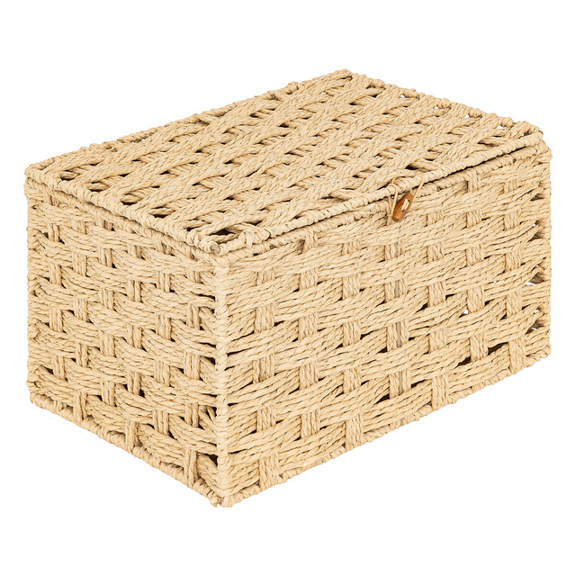 Set de cufere din hârtie naturală Elio x3