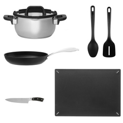 Set de accesorii de bucătărie esențiale, 6 piese