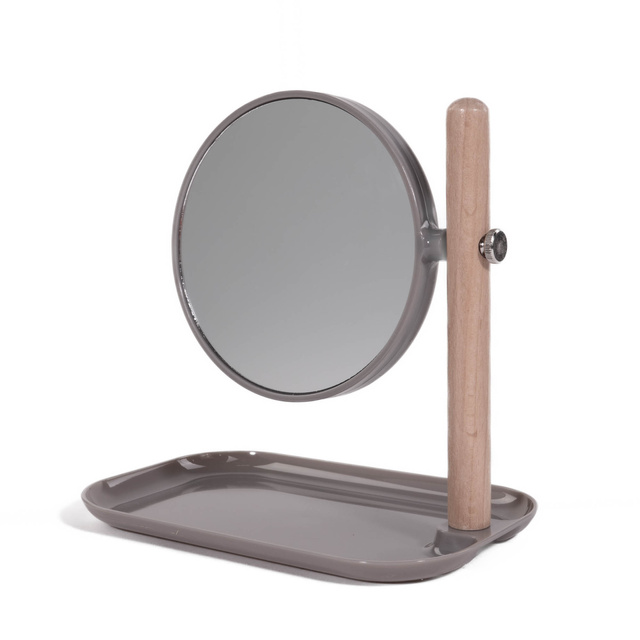 Oglinda cosmetica cu tava metalica