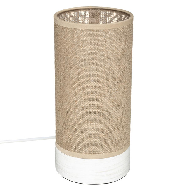 Lampă de noptieră cu o nuanță naturală