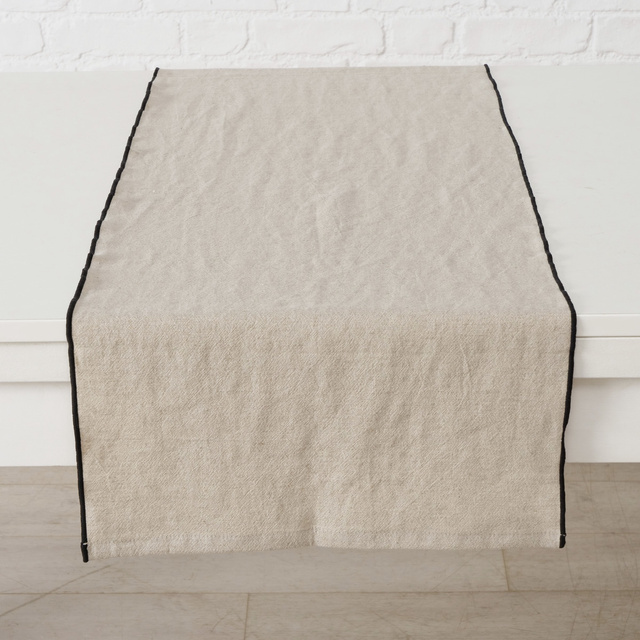 Țeruier de masă decorativ cu țevi JANEA, 40 x 140 cm