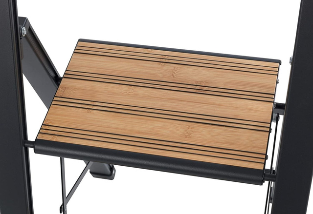 Scara pliabilă, 2 trepte, WENKO, neagră