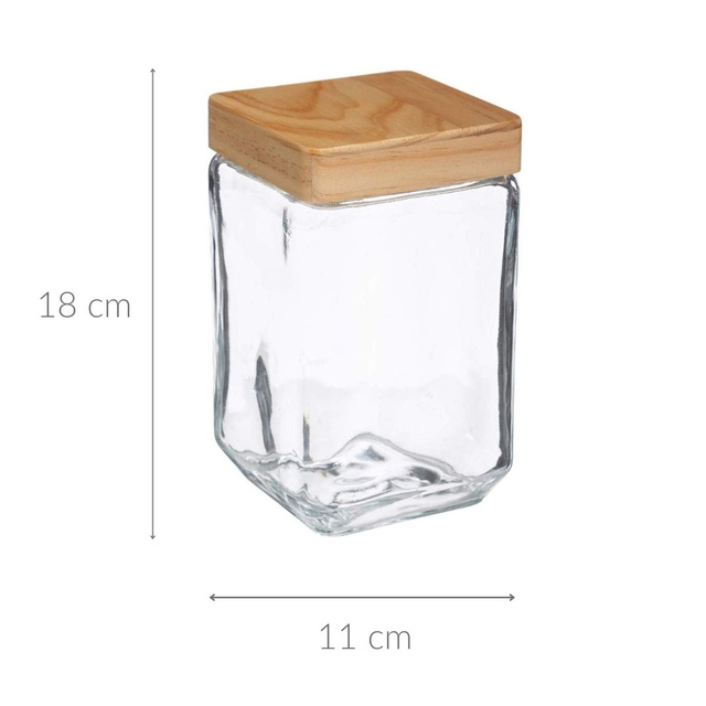 Recipient pentru produse alimentare vrac, 1,7 L, sticla