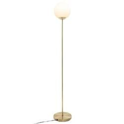 Lampa de podea cu abajur rotund, metal, 134 cm