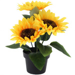 Planta artificiala de floarea soarelui, 20 cm 