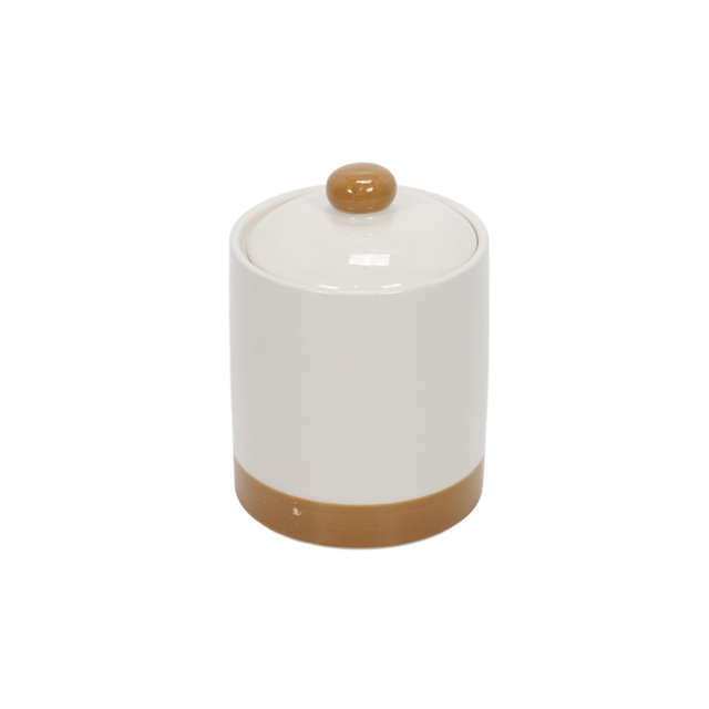 Borcan pentru biscuiți cu motiv de brăduți, Ø 10 x 14 cm