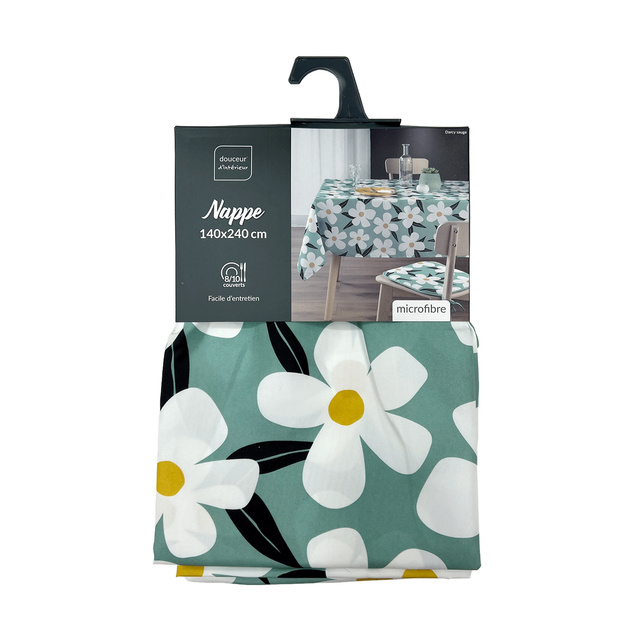 Fata de masa din poliester cu imprimeu DARCY, 140 x 240 cm