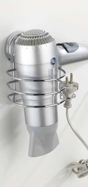 Suport pentru uscător de păr OSIMO Static-Loc, oțel cromat, WENKO