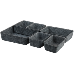 Set de organizatoare din fetru în dimensiuni diferite