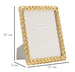 Ramă aurie cu stucco, 25 x 30 cm