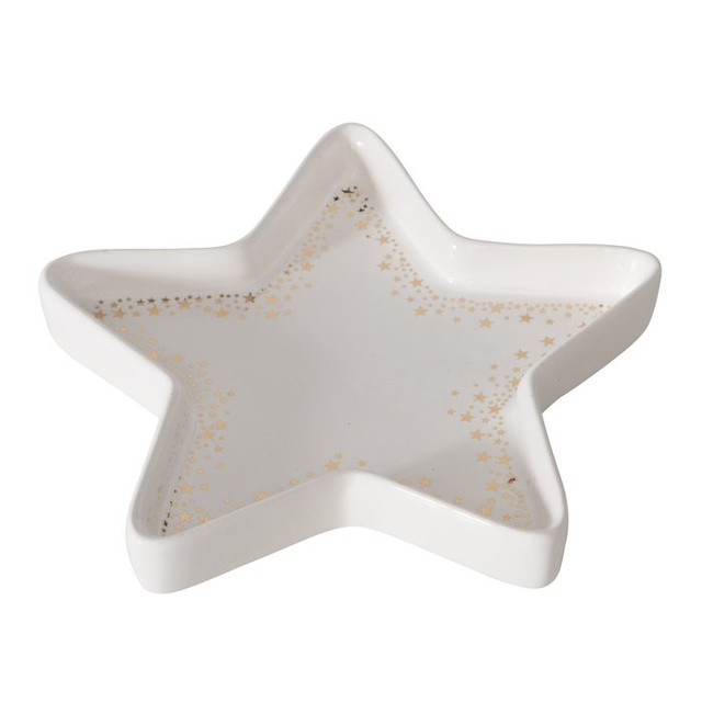 Vas ceramic în formă de stea STYVEN, 17,5 x 17,5 cm