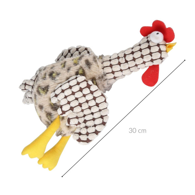 Jucărie câine cocoș, 30 cm