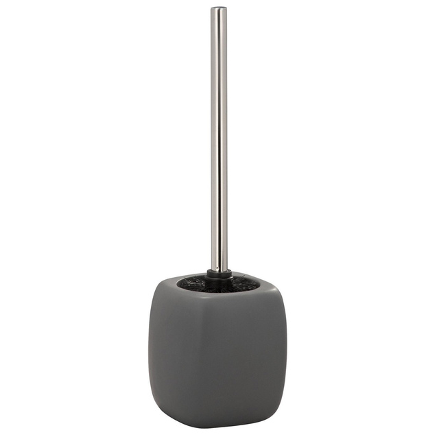 Recipient pentru perie FARO GREY + perie WC, WENKO, gri