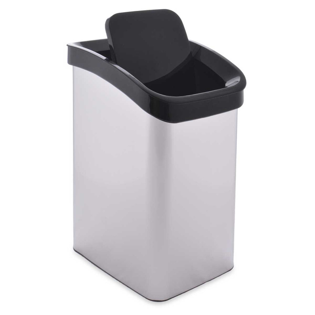 Coș de gunoi cu capac rabatabil, 12 litri