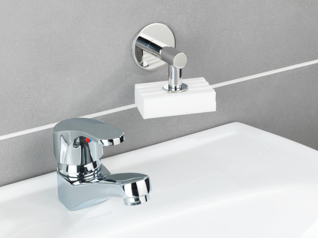 Suport magnetic, sapun Turbo-Loc® din otel inoxidabil, Wenko