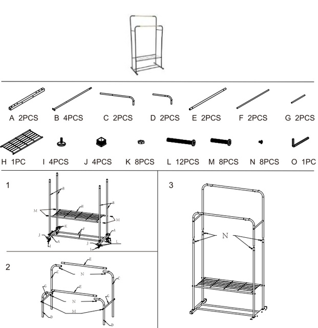 Cuier pentru hol cu poliță pentru pantofi, 2 stâlpi, 80x50x150 cm