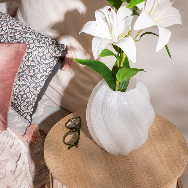 Vază din sticlă cu formă organică VALMA