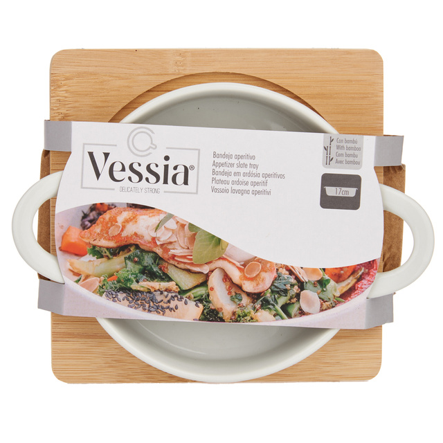 Vas pentru gratinare pe tavă de bambus ATENA, 300 ml