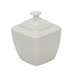 Zaharnita din portelan cu capac, 320 ml, alb