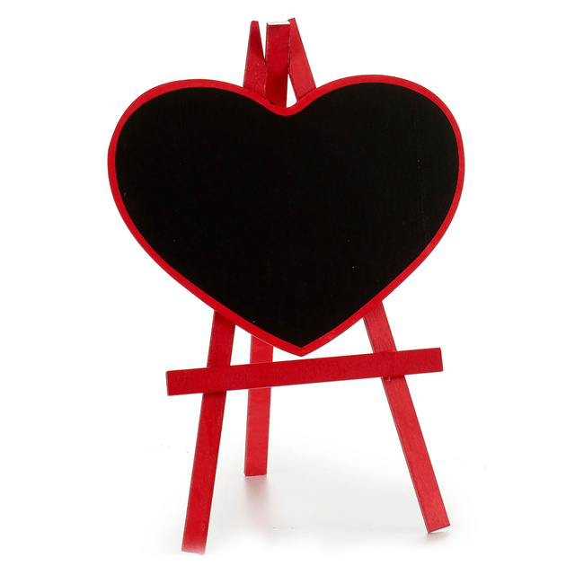 Tăbliță pe șevalet de lemn, 21 x 1,4 x 28,5 cm