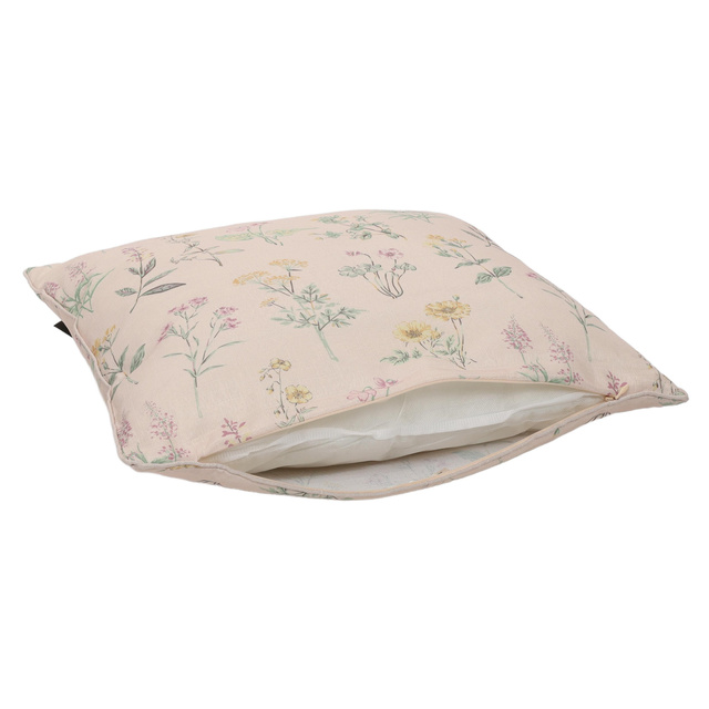 Perna decorativa cu model floral, 45 x 45 cm