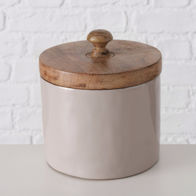 Cutie depozitare Pelia, lemn de mango, 2 buc