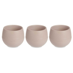 Ghivece de flori cu auto-udare, plastic, 3 buc, Ø 6 cm