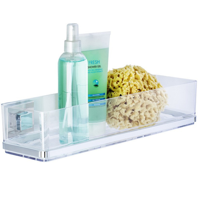 Raft de baie dreptunghiular QUADRO, Vacuum-Loc, pentru duș, WENKO