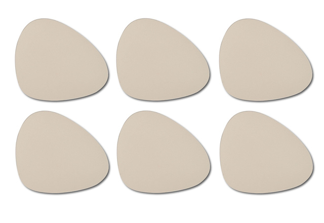 Coaster pentru ochelari, 6 piese, piele sintetica, ZELLER