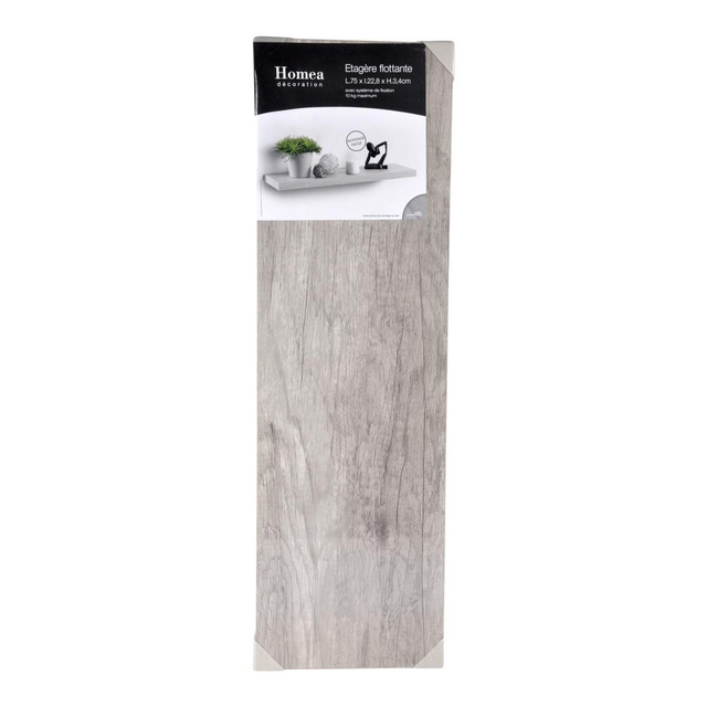 Raft de perete din MDF, lungime 75 cm