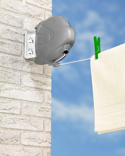 Frânghie pentru rufe, rulată 15 m, WENKO