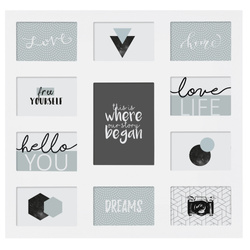 Rame foto, colaj, 11 elemente, Atmosfera