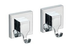 Set 2 umerase pentru baie SQUARE , Vacuum-Loc, Wenko