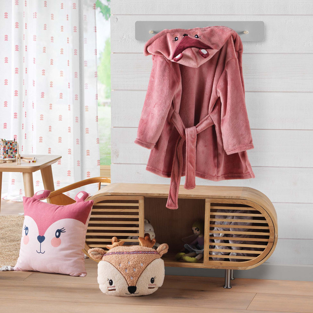 Halat de baie pentru copii cu gluga ETOILINE, marime universala