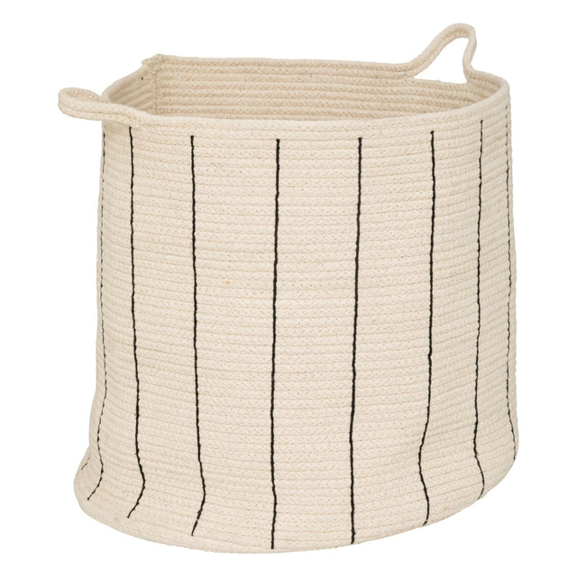 Set 2 coșuri pentru de depozitare Cosy, în dungi, din bumbac