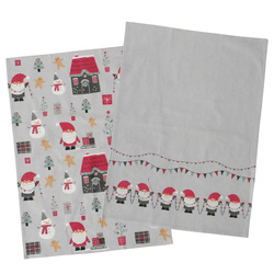 Prosoape de bucătărie cu model festiv MONTI, 50 x 70 cm, 2 buc.