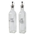 Sticle pentru dressing cu dozator BBQ, 500 ml, set 2 buc.