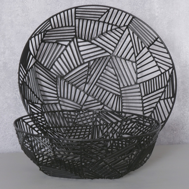 Boluri decorative metalice GRAPHINA, 2 buc Ø 25-30 cm